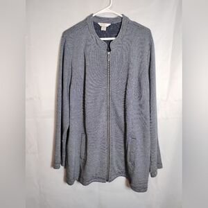 CJ Banks Navy Striped Hoodie